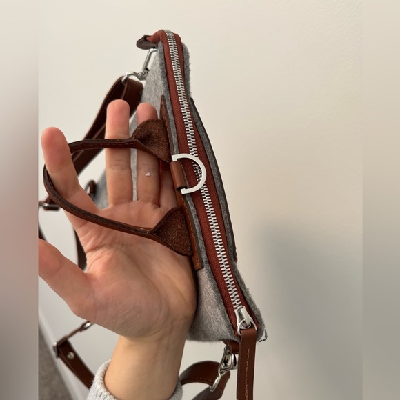 GRAF LANTZ MINI BEDFORD Merino Wool BACKPACK, Sienna leather - Picture 8 of 16